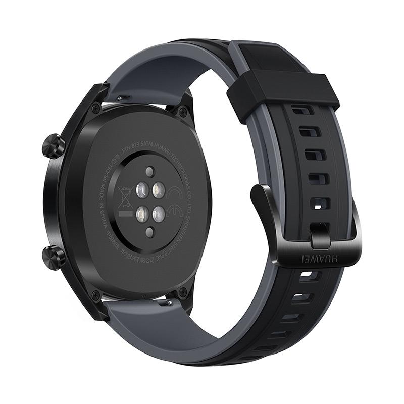 Išmanusis laikrodis Huawei Watch GT, Juodas su silikoniniu juodos spalvos  dirželiu | Varle.lt