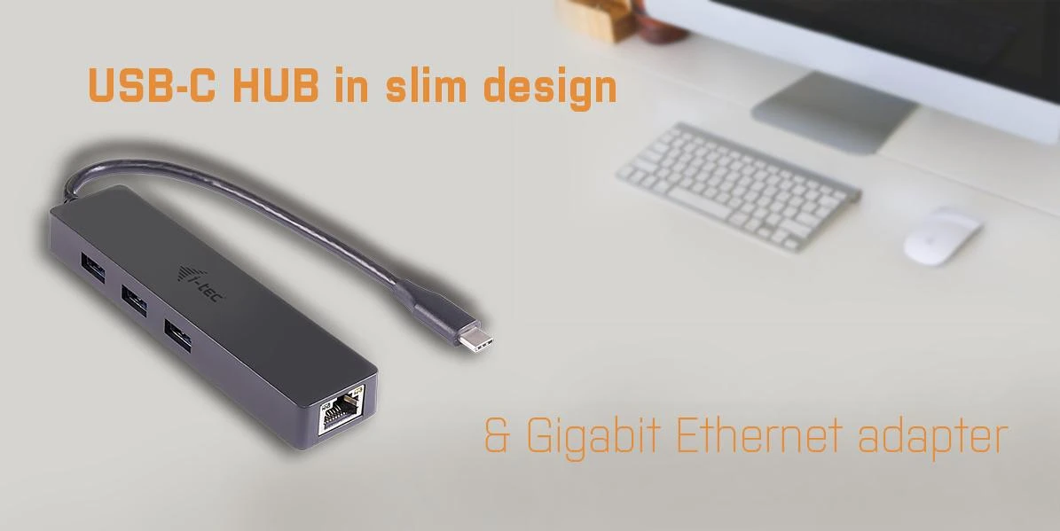 I-tec Advance C31GL3SLIM sąsajos šakotuvas USB 3.2 Gen 1 (3.1 Gen 1) Type-C 5000 Mbit/ai Juoda