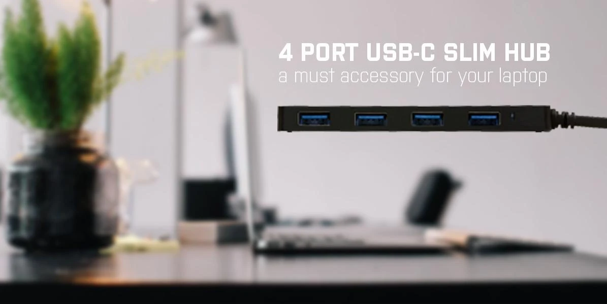 HP I-tec Advance C31HUB404 sąsajos šakotuvas USB 3.2 Gen 2 (3.1 Gen 2) Type-C 5000 Mbit/ai Juoda