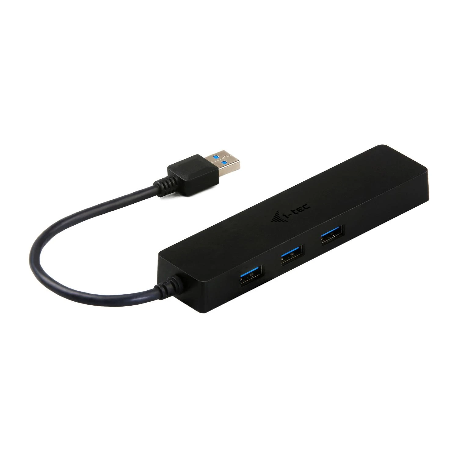I-tec juodas USB 3.0 šakotuvas su 3 prievadais
