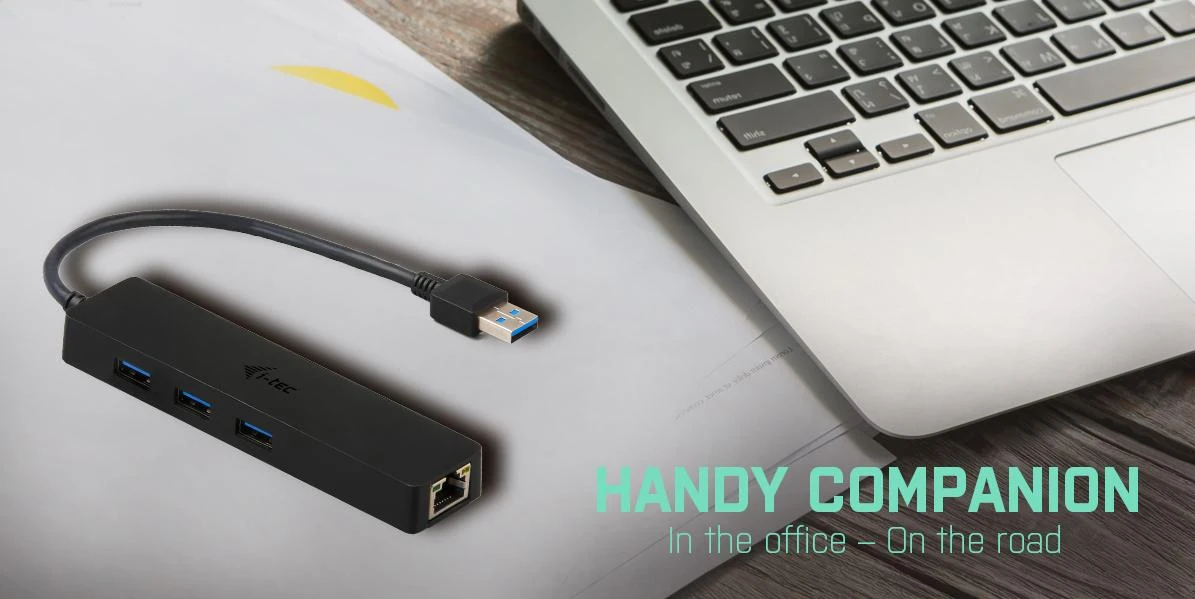 I-tec Advance U3GL3SLIM sąsajos šakotuvas USB 3.2 Gen 1 (3.1 Gen 1) Type-A Juoda