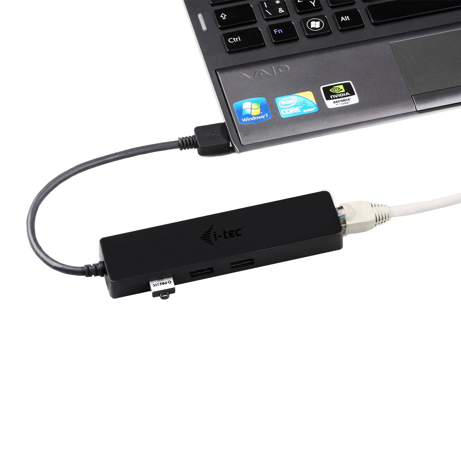 I-tec Advance U3GL3SLIM sąsajos šakotuvas USB 3.2 Gen 1 (3.1 Gen 1) Type-A Juoda