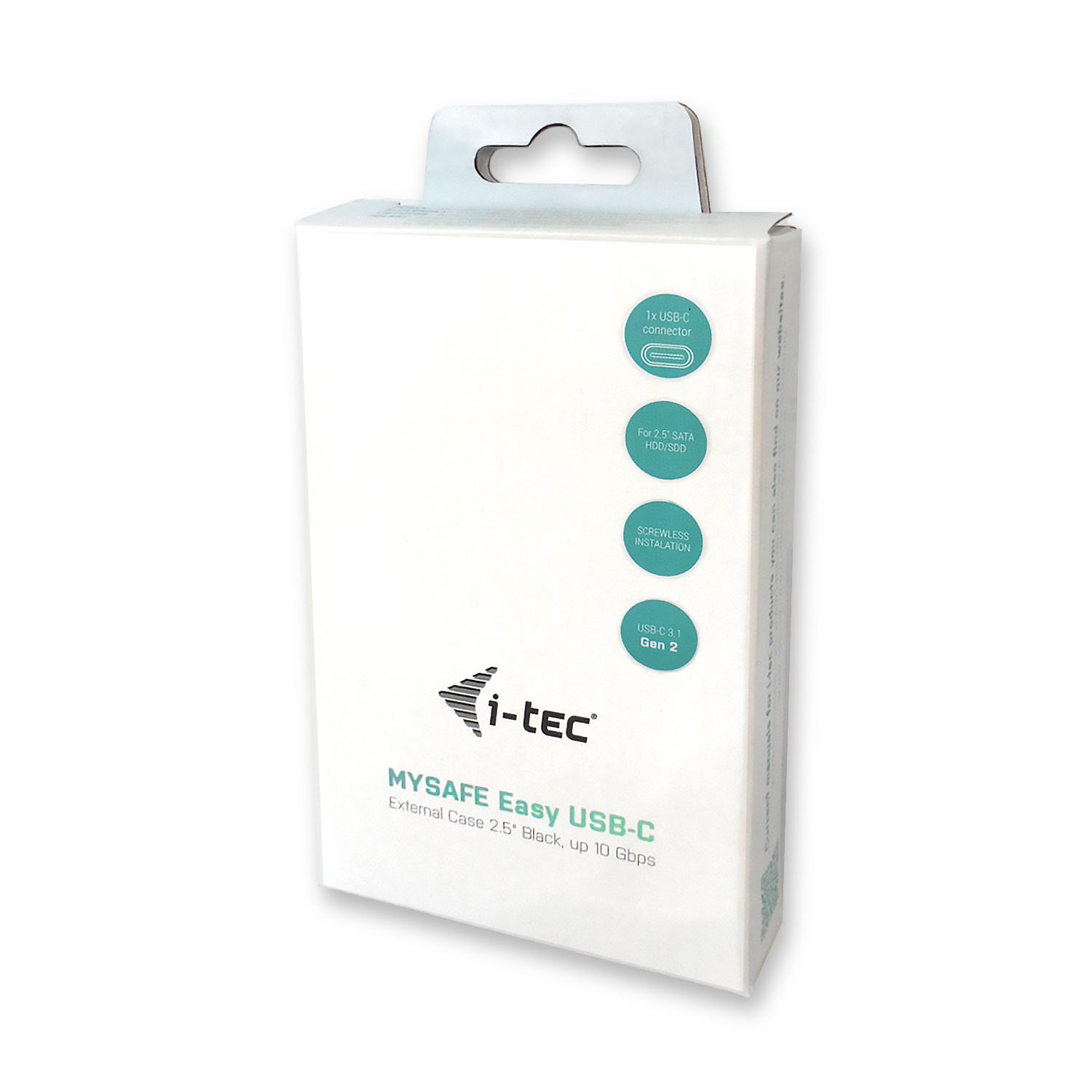 I-tec C31MYSAFEU313 saugojimo diskų korpusas 2.5" HDD / SSD aptvaras Juoda