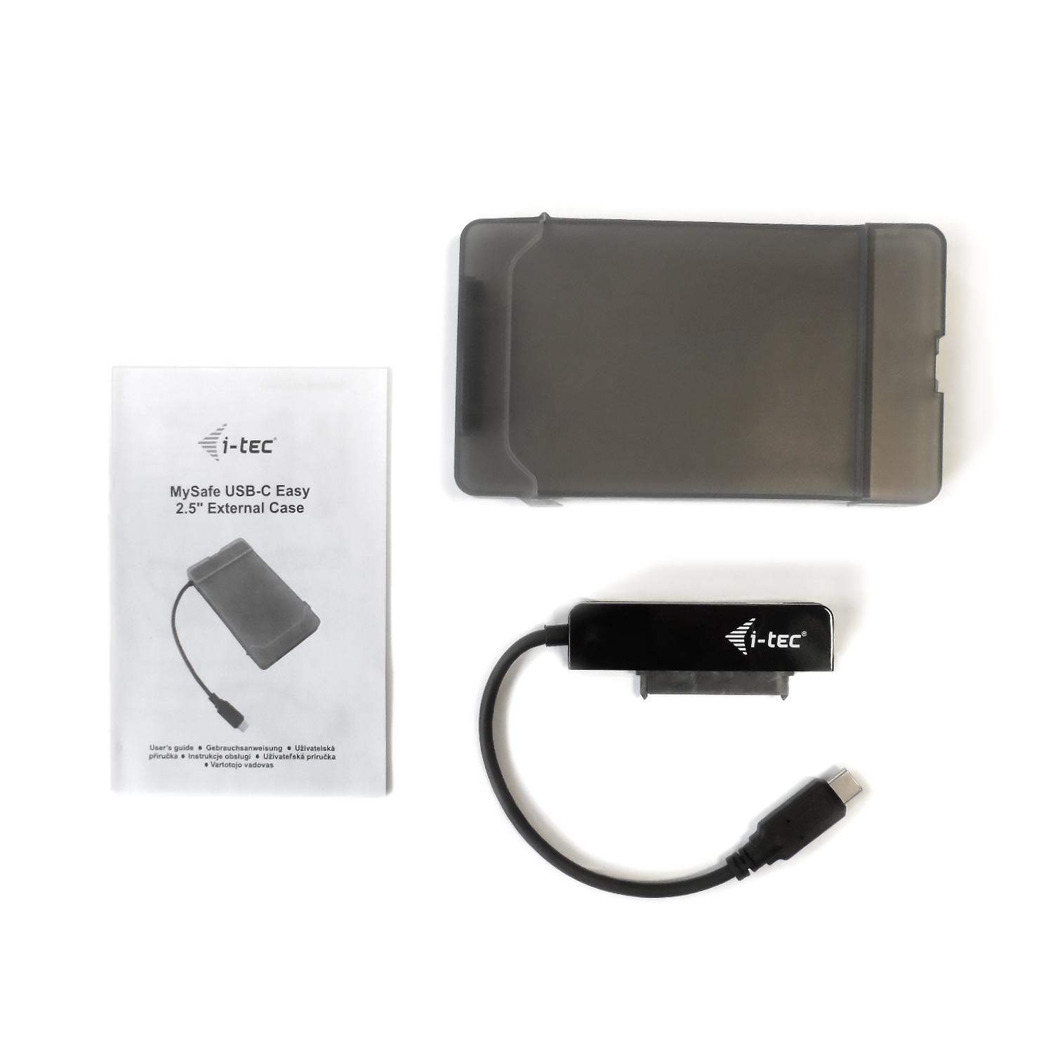 I-tec C31MYSAFEU313 saugojimo diskų korpusas 2.5" HDD / SSD aptvaras Juoda