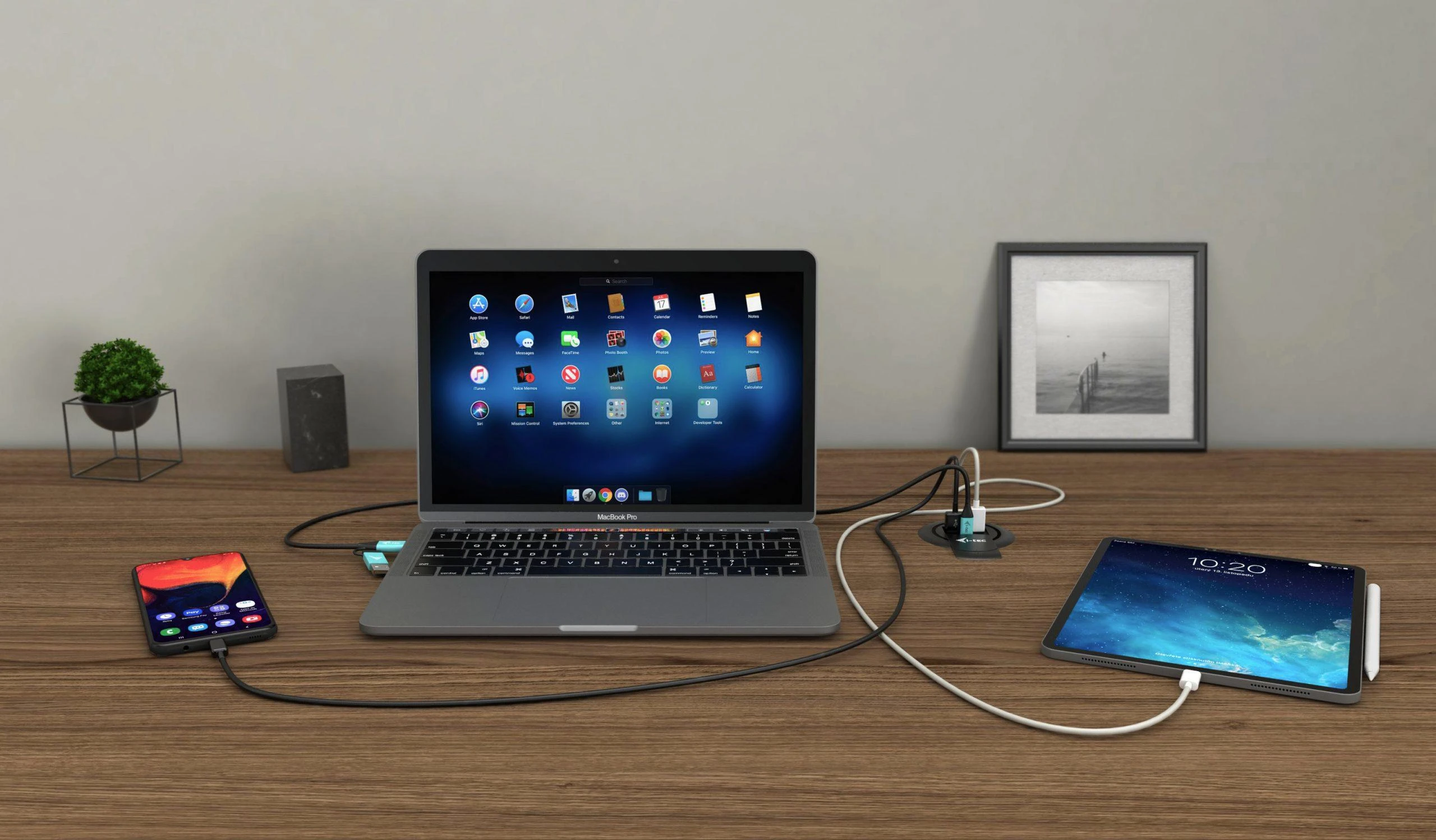 I-tec CHARGER96WD mobiliojo įrenginio kroviklis Vidaus Juoda