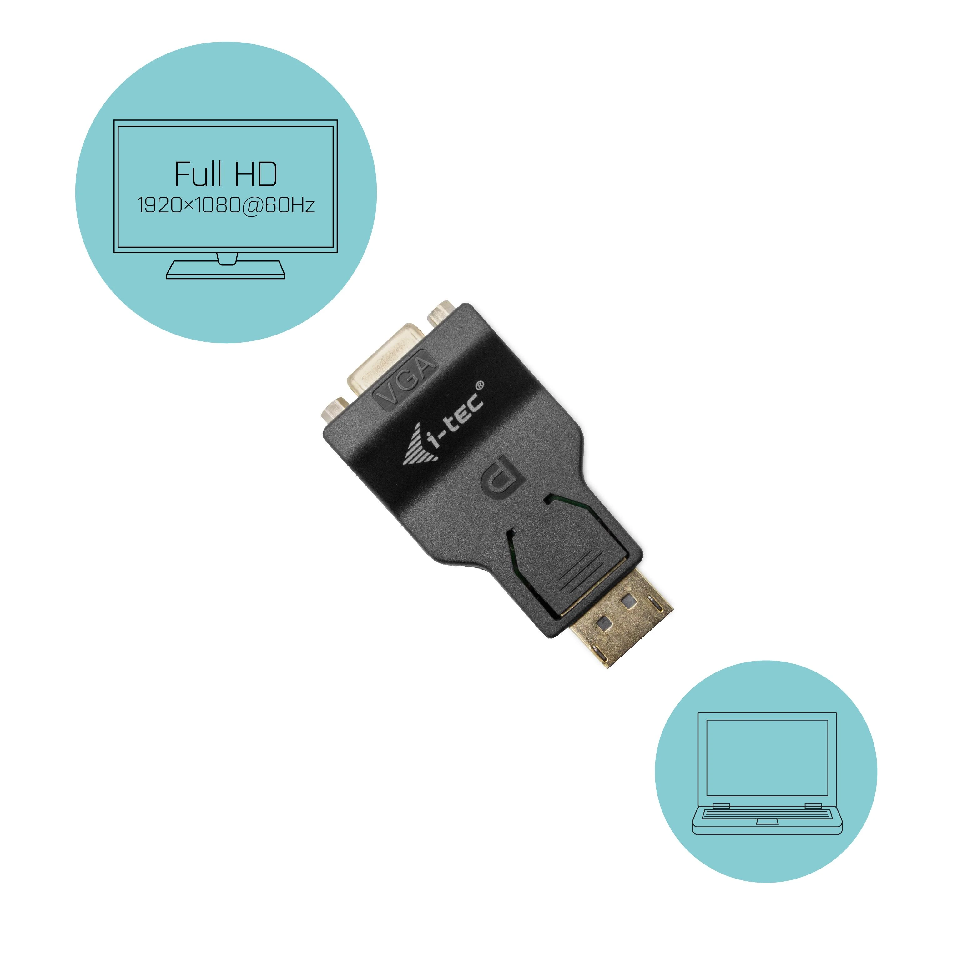 I-tec DP į VGA adapteris su Full HD piktograma