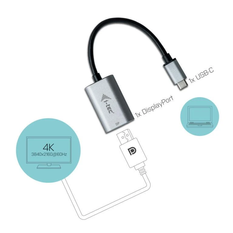 I-tec USB-C į DisplayPort 4K adapteris