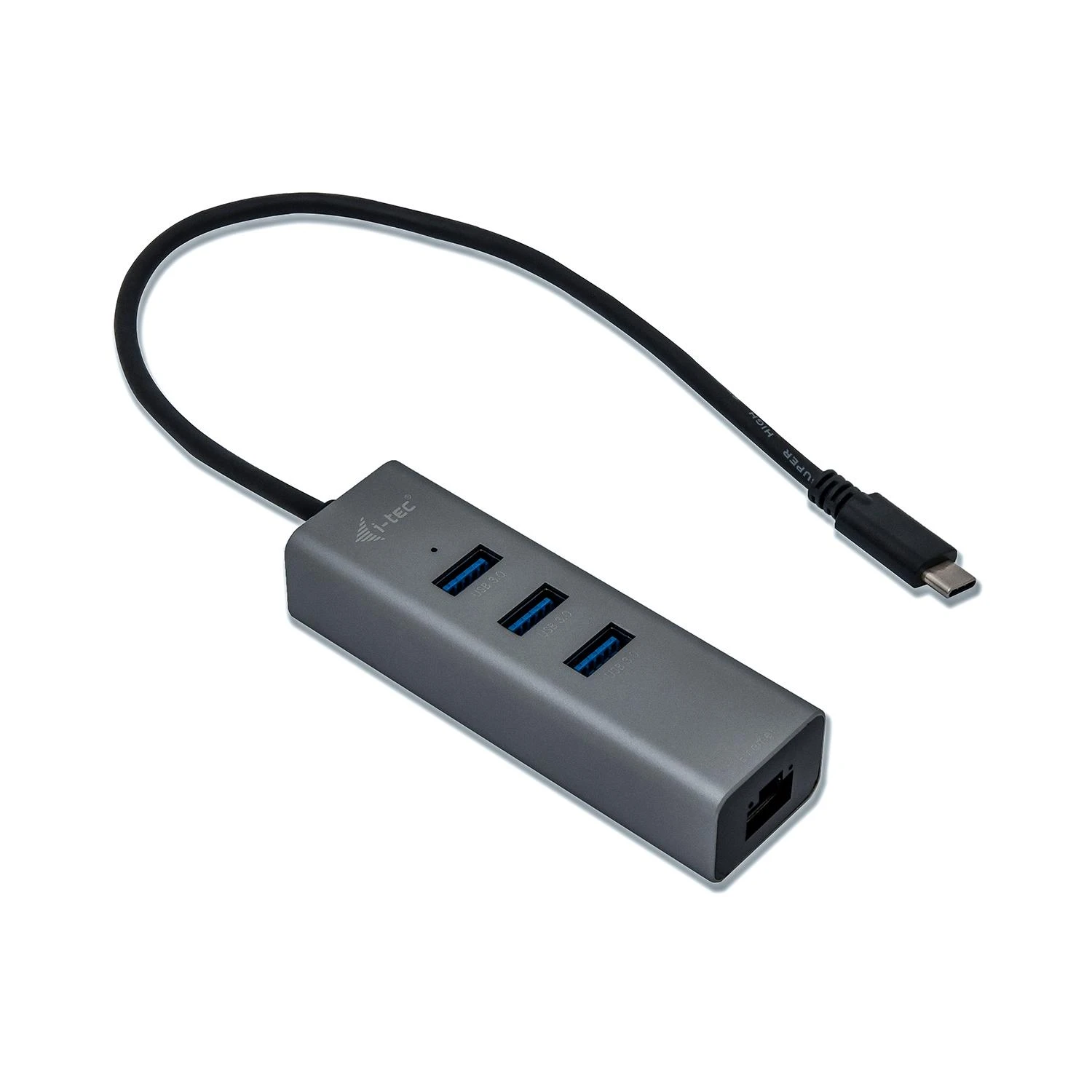 I-tec Metal C31METALG3HUB sąsajos šakotuvas USB 3.2 Gen 2 (3.1 Gen 2) Type-C 5000 Mbit/ai Pilka