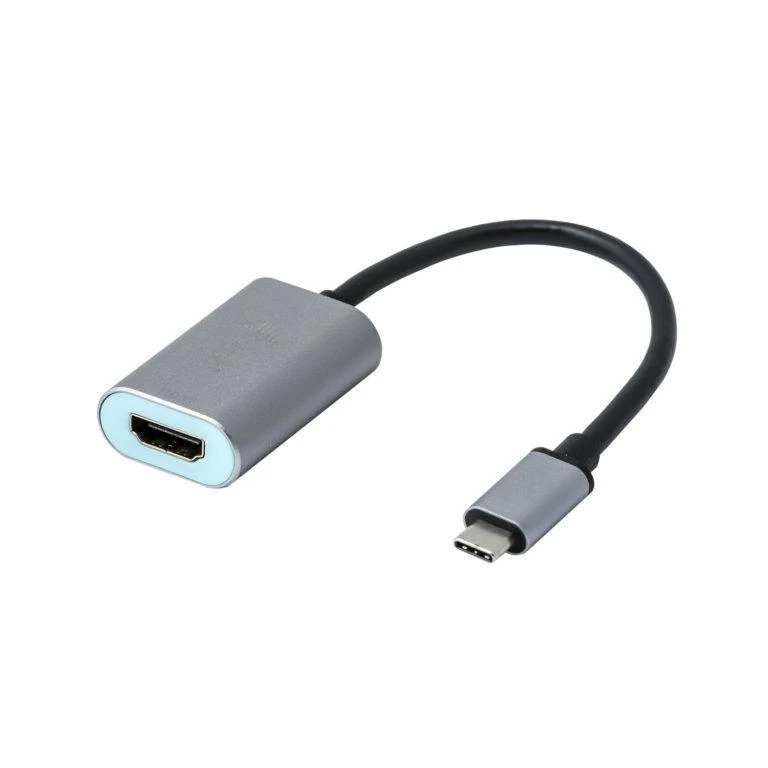 I-tec Metal C31METALHDMI60HZ vaizdo kabelio adapteris 0,15 m C tipo USB HDMI Pilka, Turkis