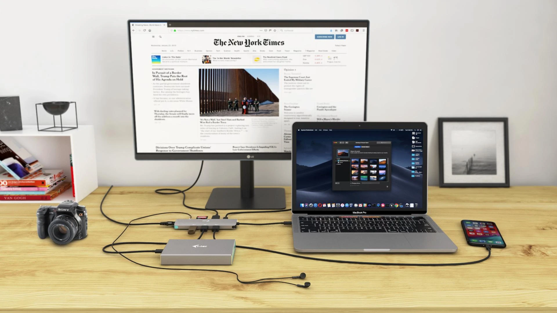 I-TEC USB C metalo nano dokas stotis 1xHDMI 4K 1xSD kortelių skaitytuvas 1xmicroSD kortelių skaitytuvas 1xGLAN 1xgarsas 3x USB 3.0 prievadas 1x USB-C PD