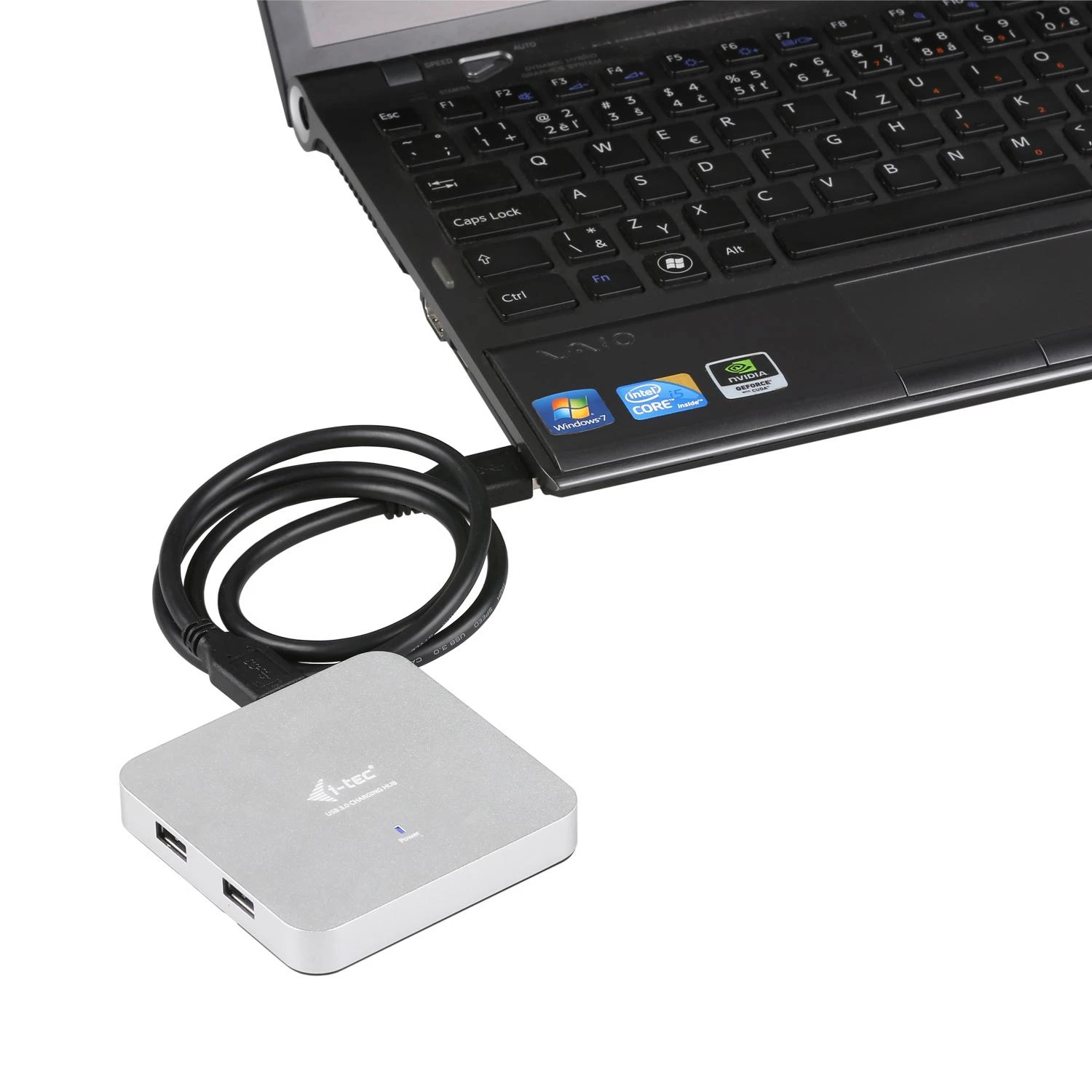I-tec Metal U3HUBMETAL4 sąsajos šakotuvas USB 3.2 Gen 1 (3.1 Gen 1) Type-A 5000 Mbit/ai Sidabras