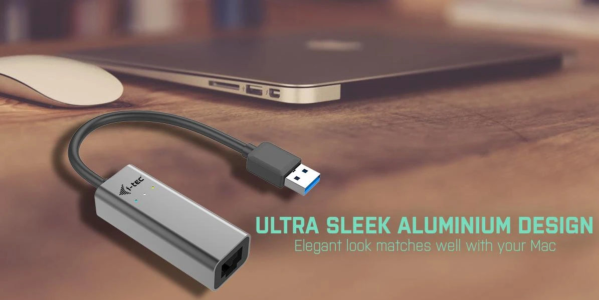 I-tec Metal U3METALGLAN tinklo plokštė Eternetas 1000 Mbit/ai