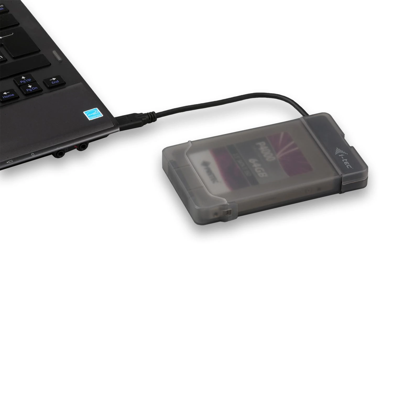 I-tec MYSAFEU313 saugojimo diskų korpusas 2.5" HDD / SSD aptvaras Juoda