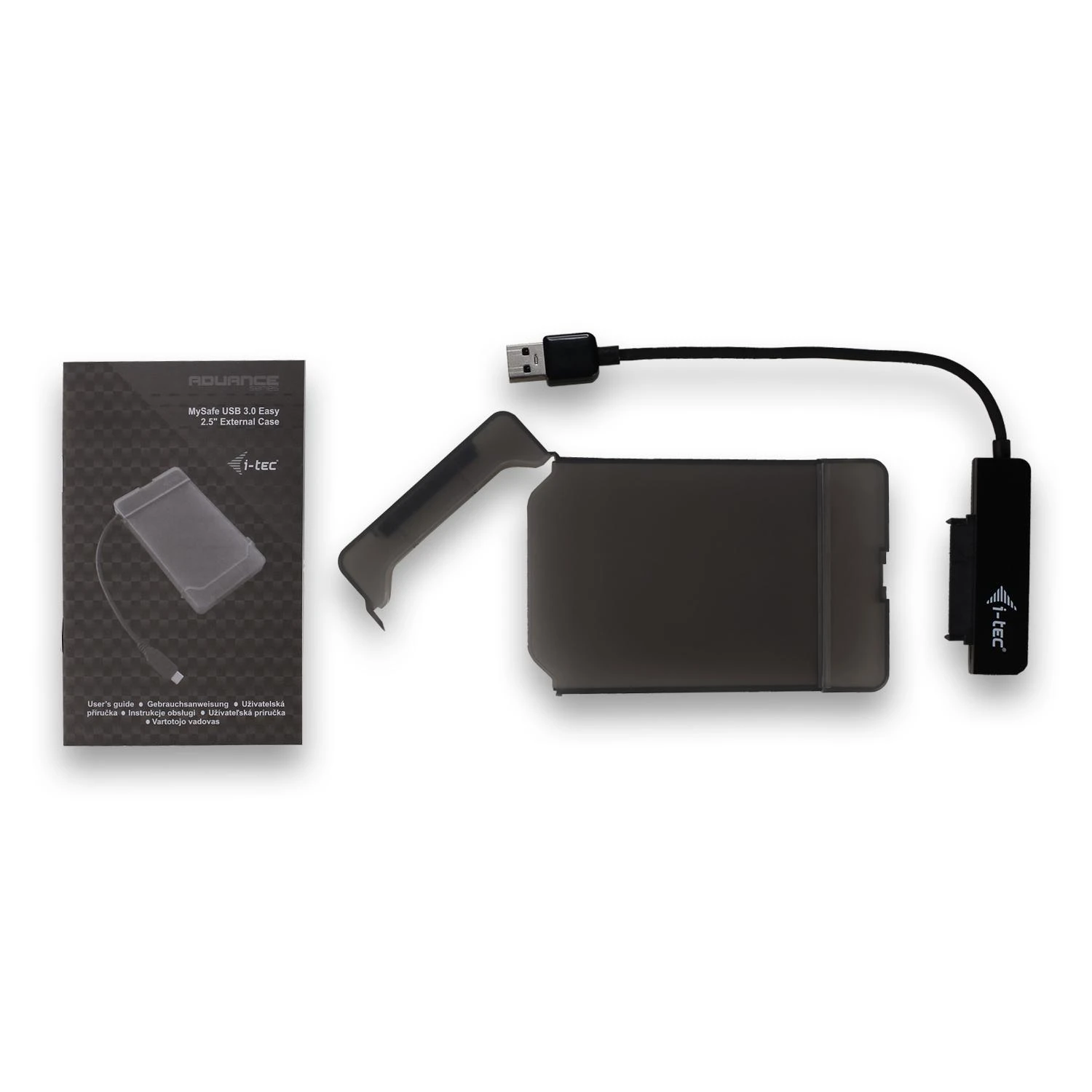 I-tec MYSAFEU313 saugojimo diskų korpusas 2.5" HDD / SSD aptvaras Juoda