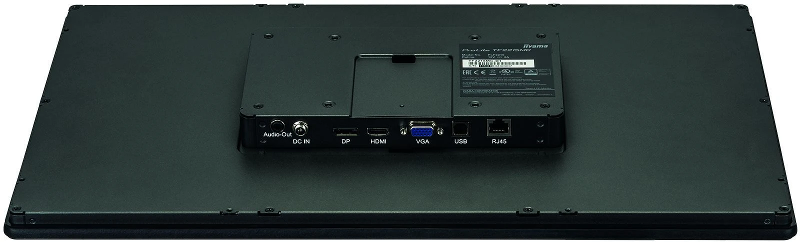 iiyama ProLite TF2215MC-B2 jutiklinis monitorius 54,6 cm (21.5") 1920 x 1080 pikseliai Juoda „Multi-touch“ Daugybė naudotojų