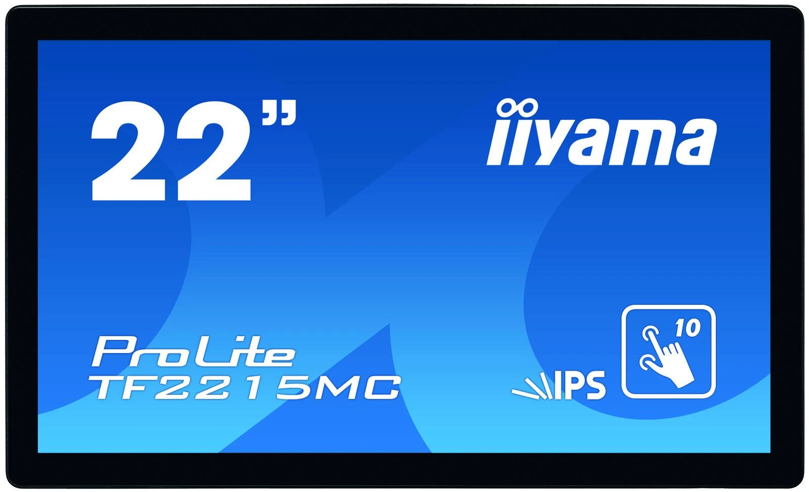 iiyama ProLite TF2215MC-B2 jutiklinis monitorius 54,6 cm (21.5") 1920 x 1080 pikseliai Juoda „Multi-touch“ Daugybė naudotojų