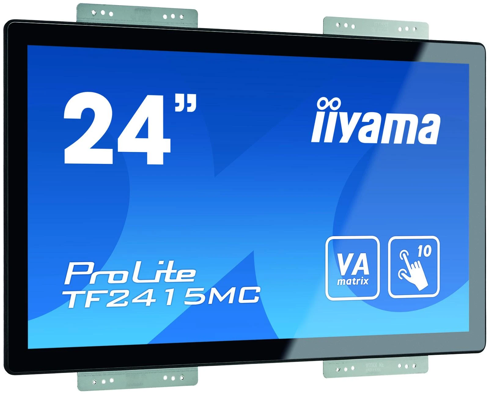 iiyama ProLite TF2415MC-B2 jutiklinis monitorius 60,5 cm (23.8") 1920 x 1080 pikseliai Juoda „Multi-touch“ Daugybė naudotojų