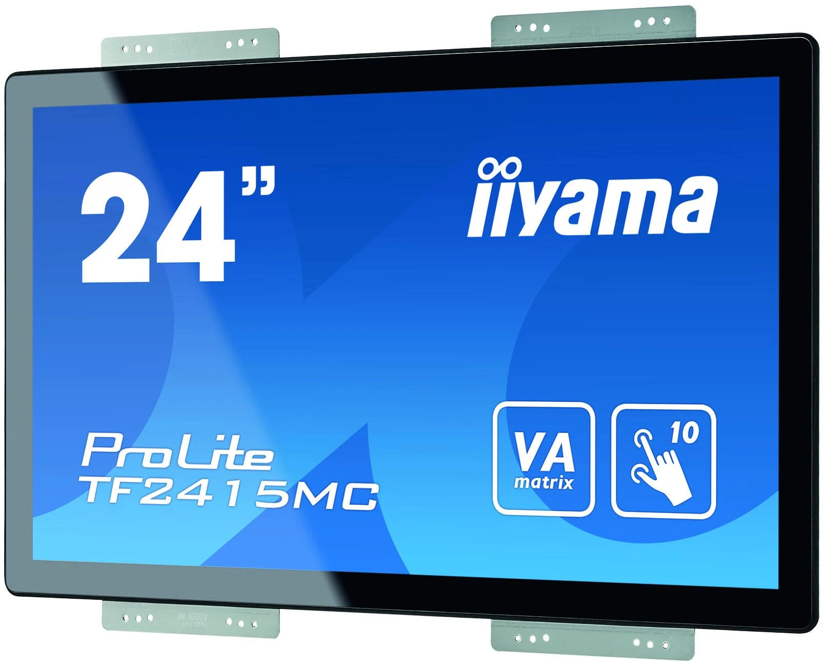 iiyama ProLite TF2415MC-B2 jutiklinis monitorius 60,5 cm (23.8") 1920 x 1080 pikseliai Juoda „Multi-touch“ Daugybė naudotojų
