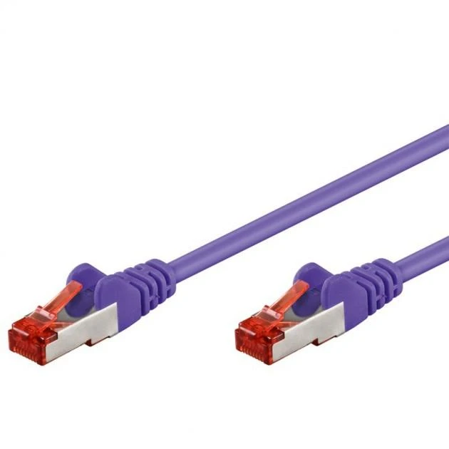 Goobay Intellinet 0.5m Cat6 S/FTP RJ-45 tinklo kabelis 0,5 m S/FTP (S-STP) Violetinė