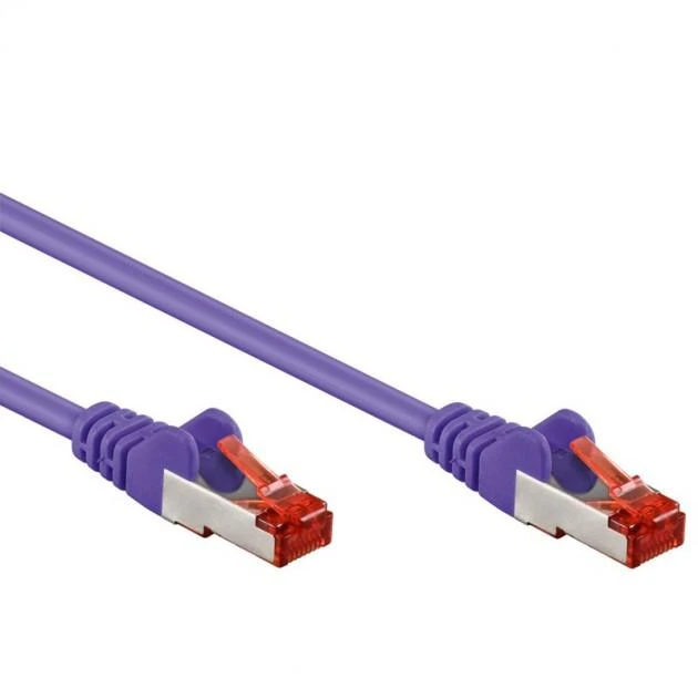 Goobay Intellinet 0.5m Cat6 S/FTP RJ-45 tinklo kabelis 0,5 m S/FTP (S-STP) Violetinė
