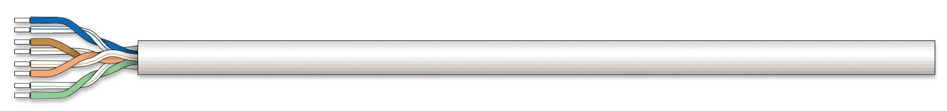 Intellinet 334136 tinklo kabelis 305 m Cat5e U/UTP (UTP) Pilka