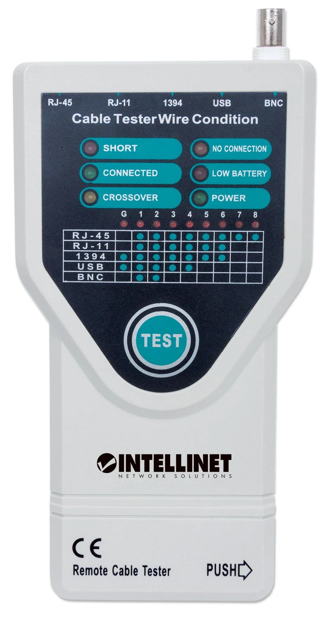 Intellinet 5-in-1 UTP / STP kabelio bandymo įtaisas Pilka (Atnaujinta)