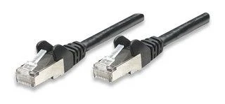 Intellinet 5m Cat6 tinklo kabelis U/UTP (UTP) Juoda