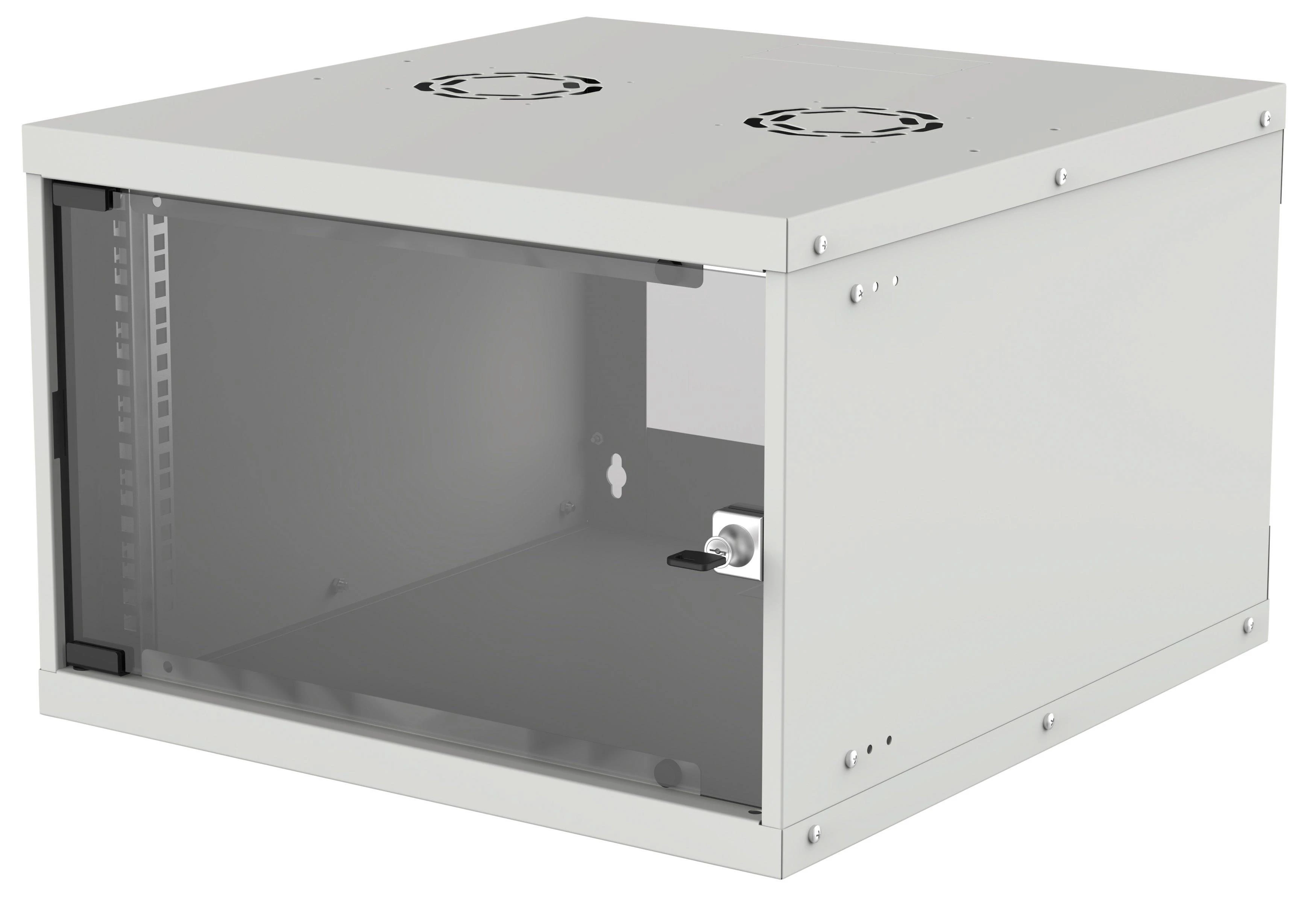 Intellinet 714150 lentyna 6U Sieninis stovas Pilka