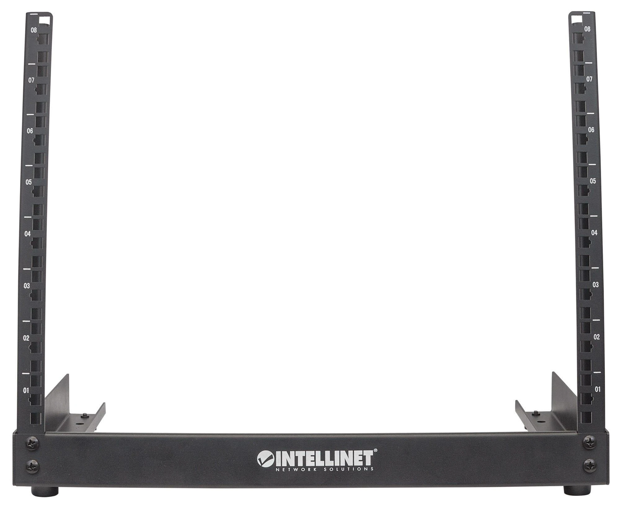 Intellinet 19'' atviro rėmo spinta 8U, juoda