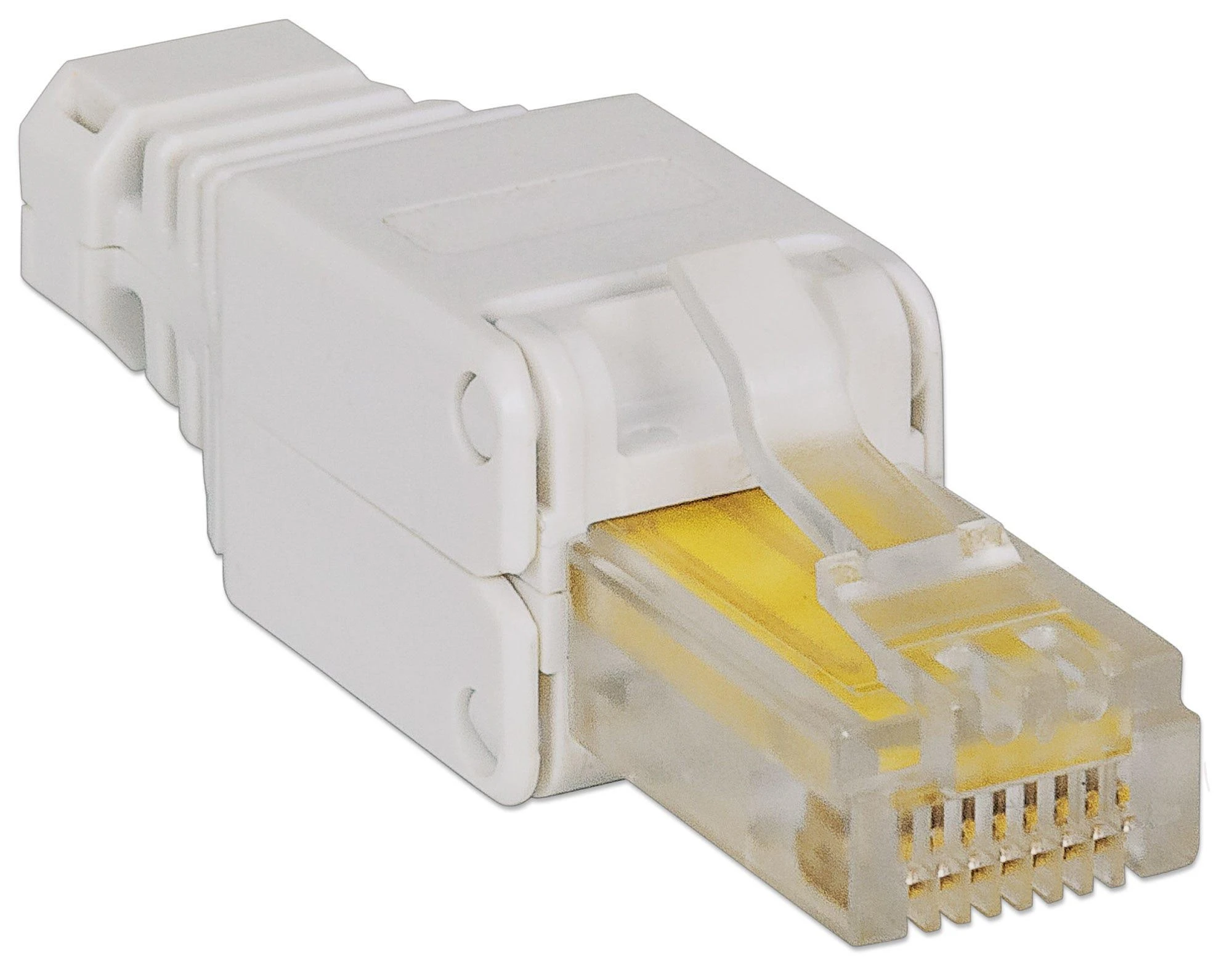 Goobay Intellinet 790482 laido jungtis RJ45 Balta