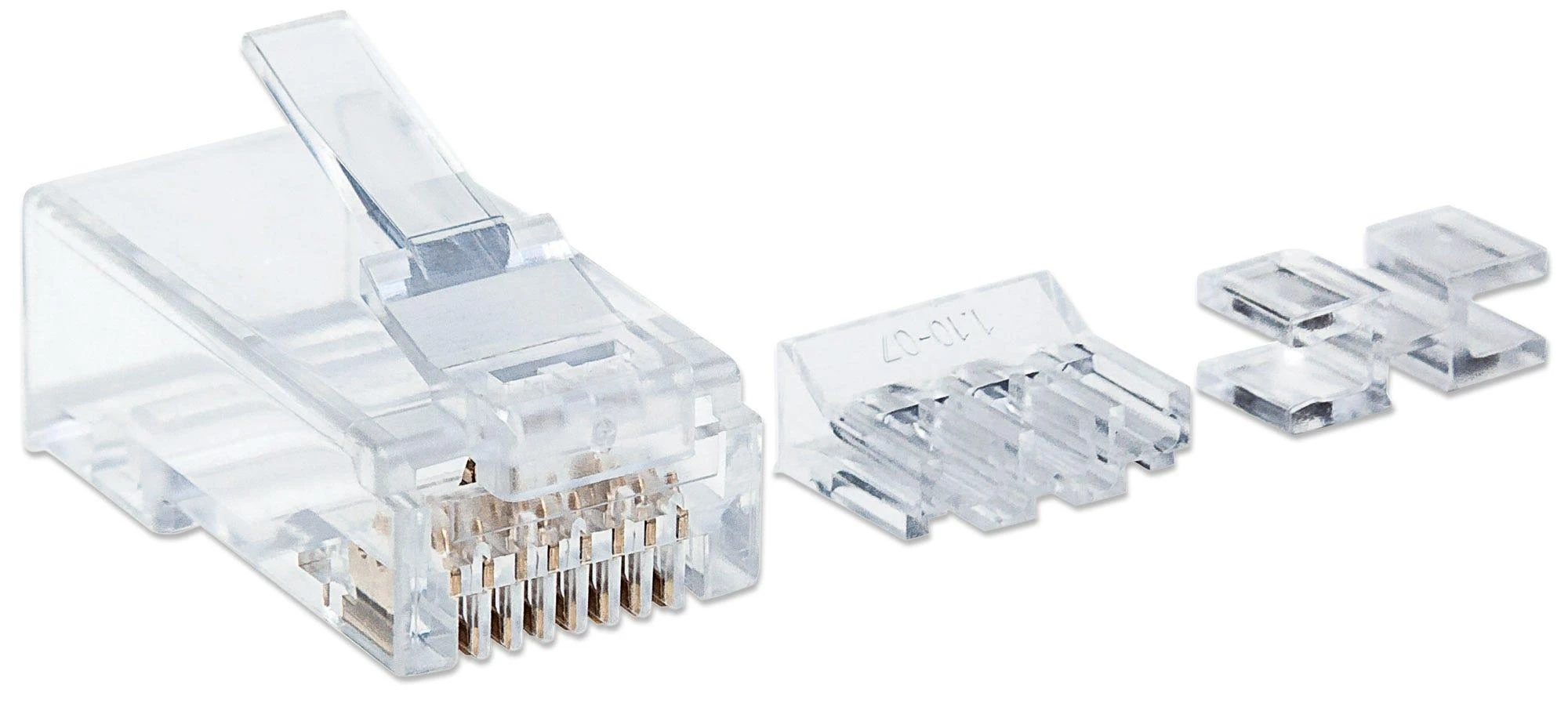 Intellinet 790550 laido jungtis RJ45 Permatomas