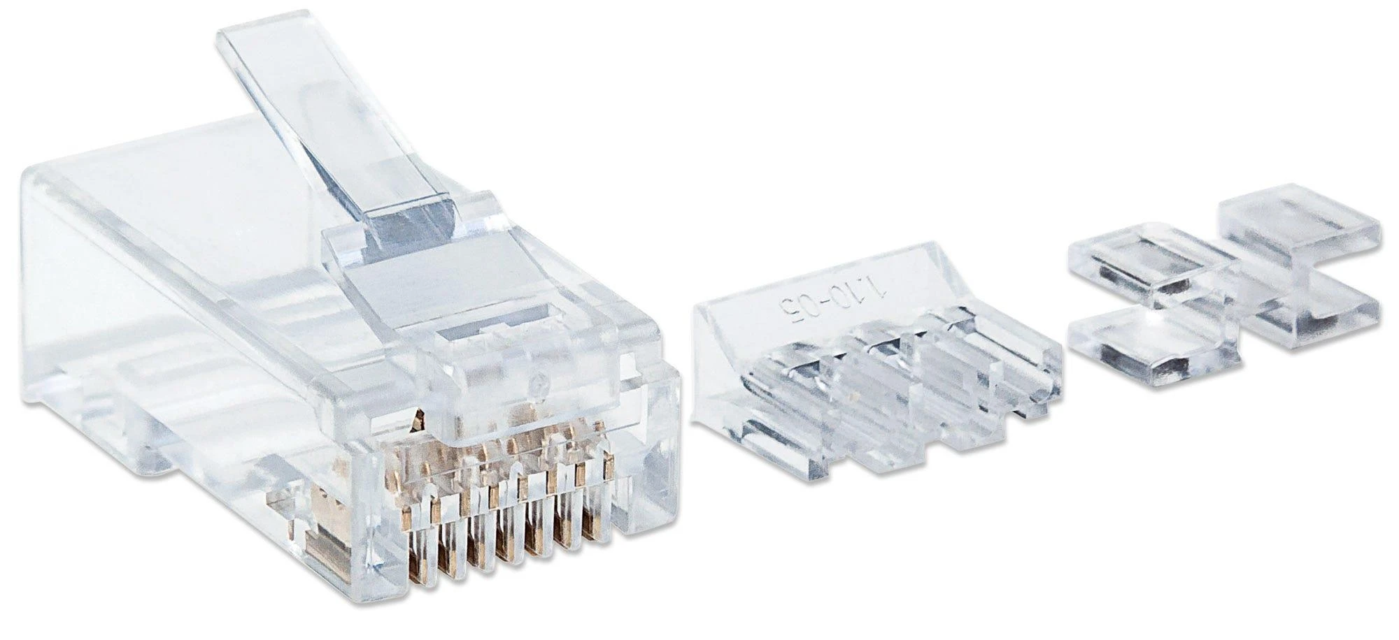 Intellinet 790666 laido jungtis RJ45 Permatomas