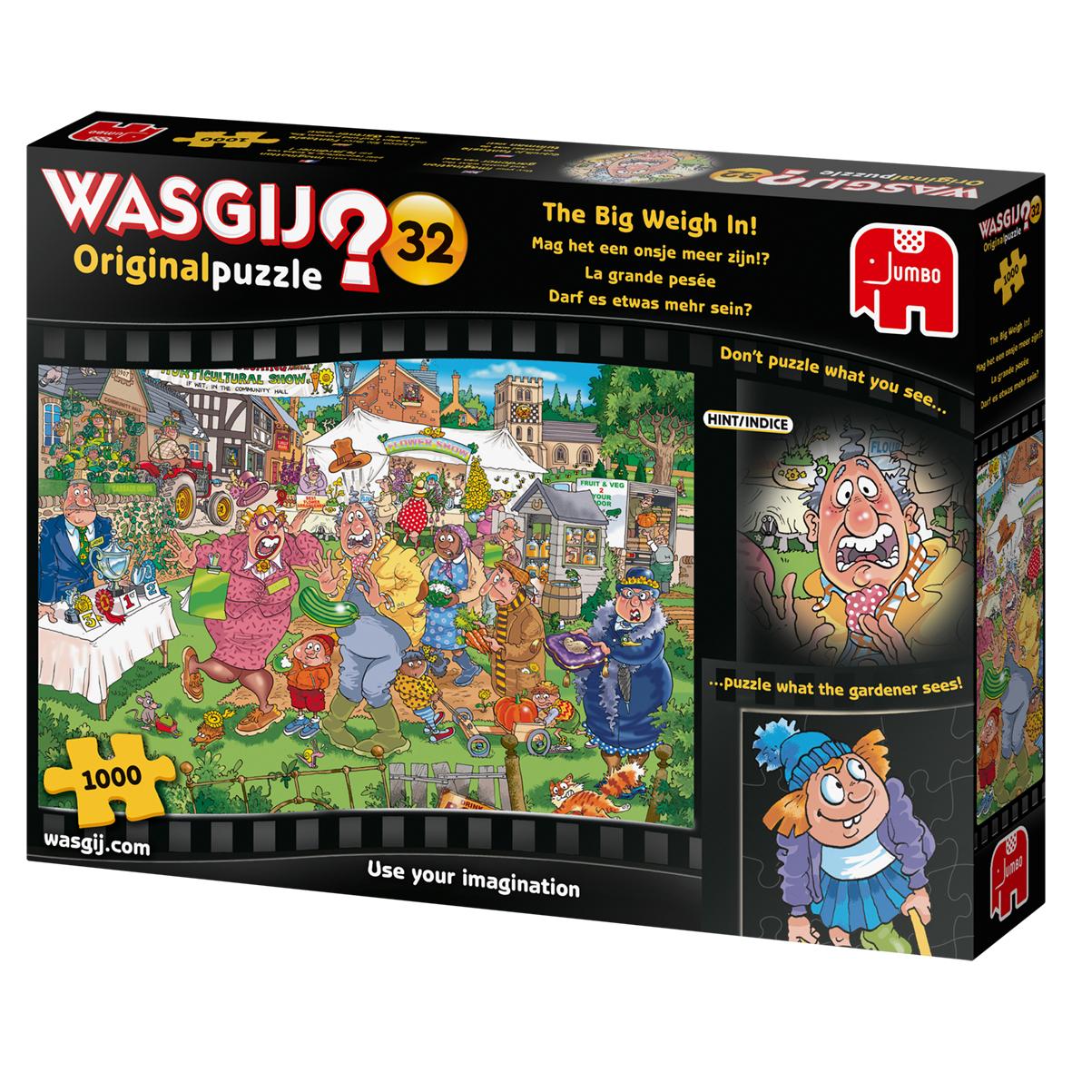 Jumbo Spiele Jumbo Wasgij Original 32 1000vnt Dėlionė 1000 vnt