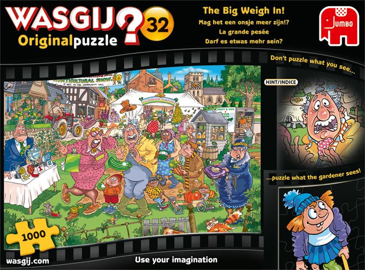 Jumbo Spiele Jumbo Wasgij Original 32 1000vnt Dėlionė 1000 vnt