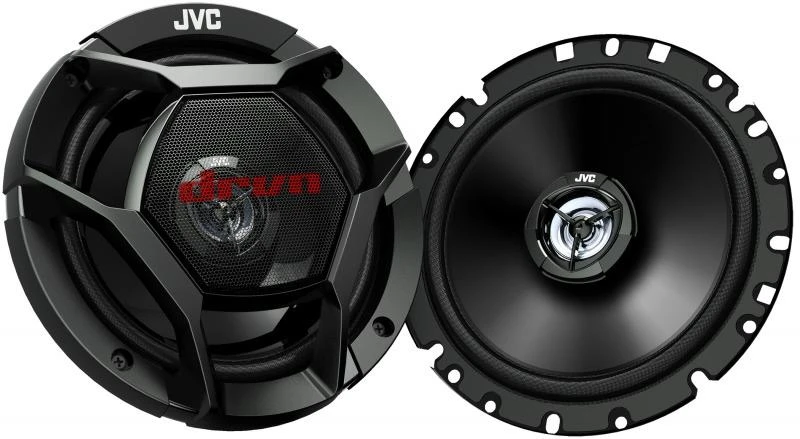 JVC CS-DR1720 kolonėlės su tinkleliu ir be jo