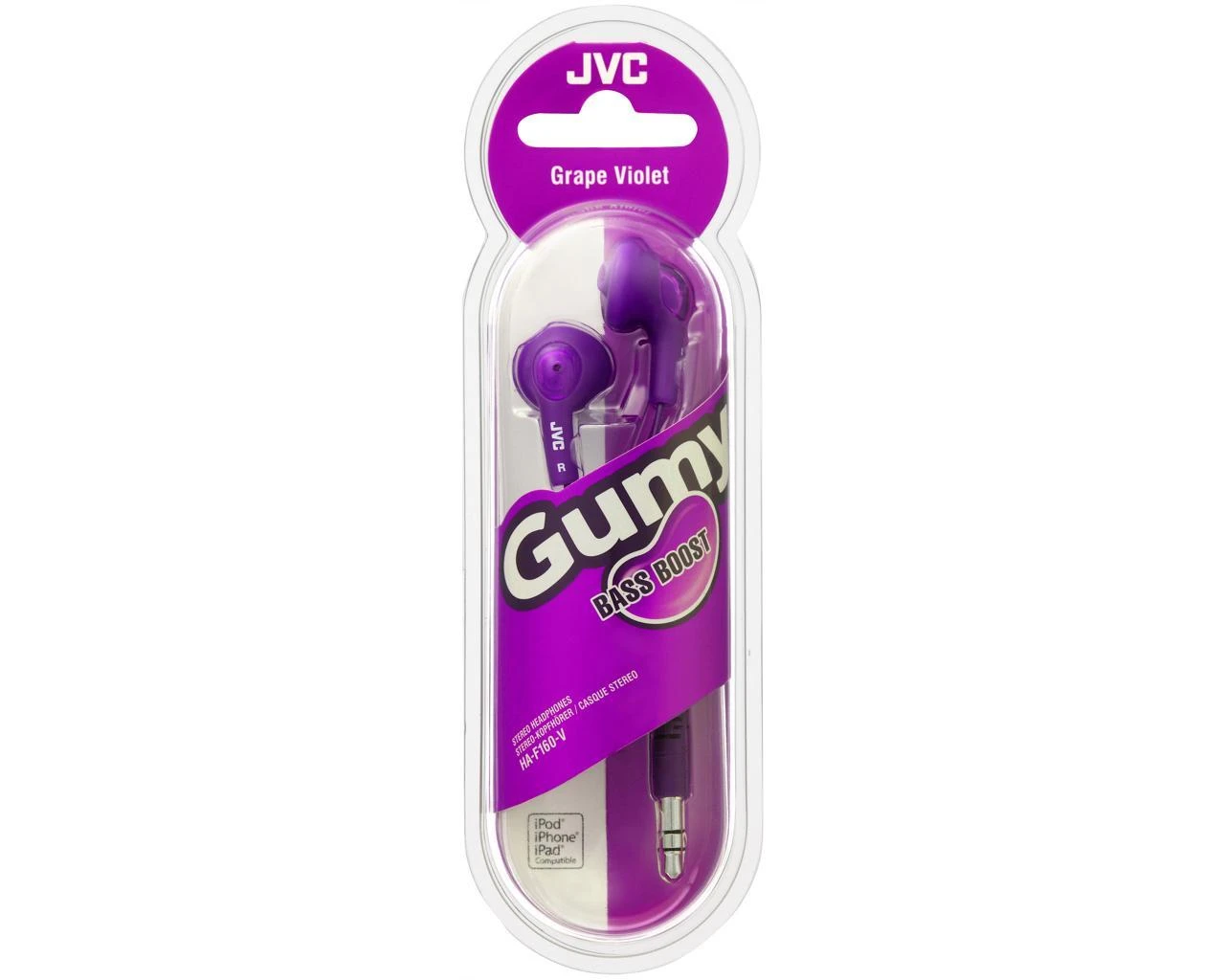 JVC HA-F160-V-E Ausinės Įkišamos į ausį Violetinė