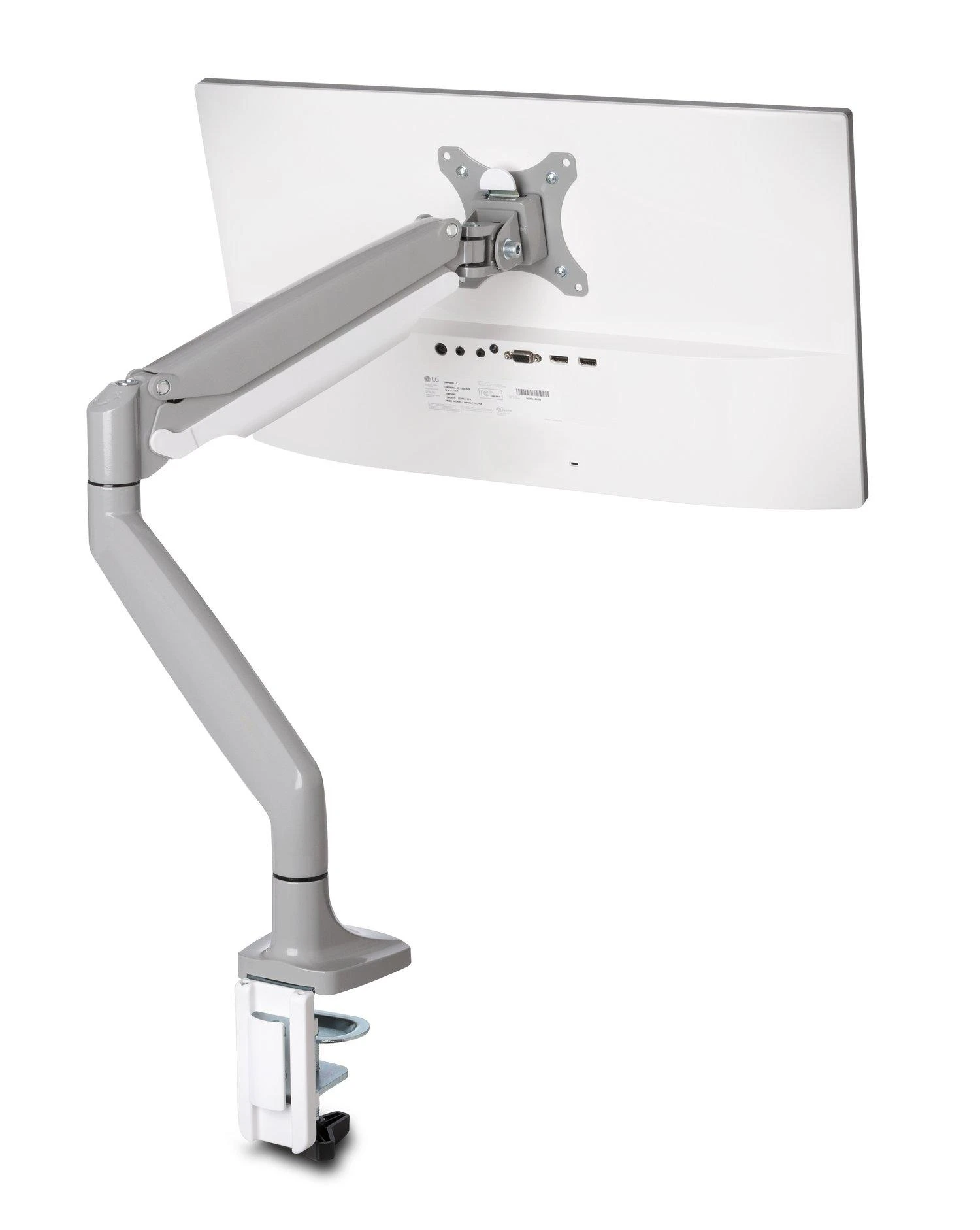 Leitz Kensington K55470EU stalinis plokščiųjų ekranų laikiklis 81,3 cm (32") Gnybtas / varžtai Pilka, Sidabras