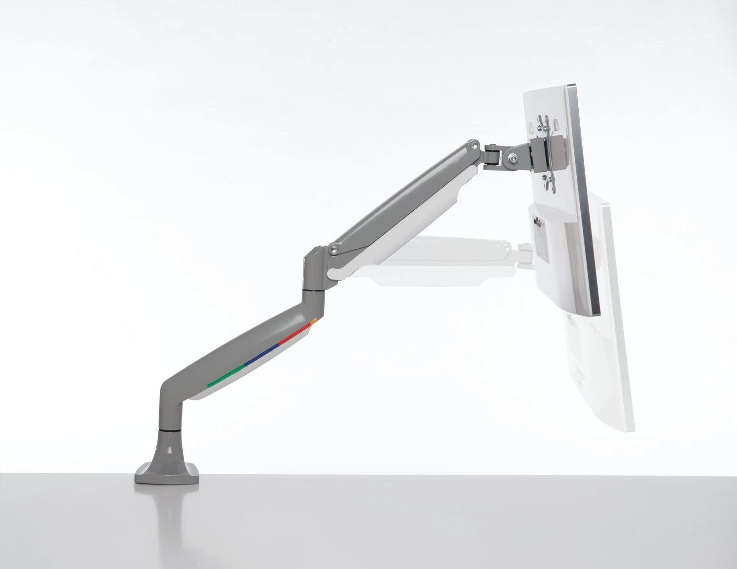 Leitz Kensington K55470EU stalinis plokščiųjų ekranų laikiklis 81,3 cm (32") Gnybtas / varžtai Pilka, Sidabras