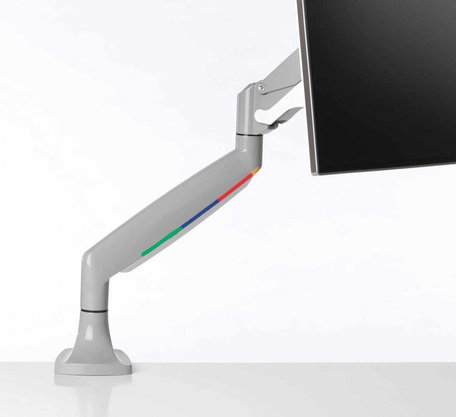 Leitz Kensington K55470EU stalinis plokščiųjų ekranų laikiklis 81,3 cm (32") Gnybtas / varžtai Pilka, Sidabras