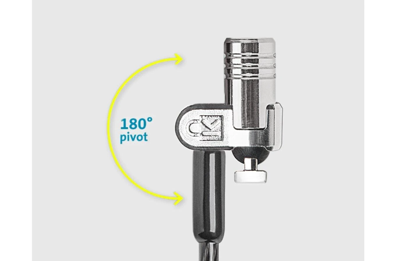 Leitz Kensington K65020EU kabelio užraktas Juoda, Sidabras
