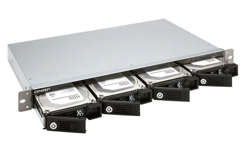 Serveris QNAP TR-004U diskų masyvas Juoda, Pilka