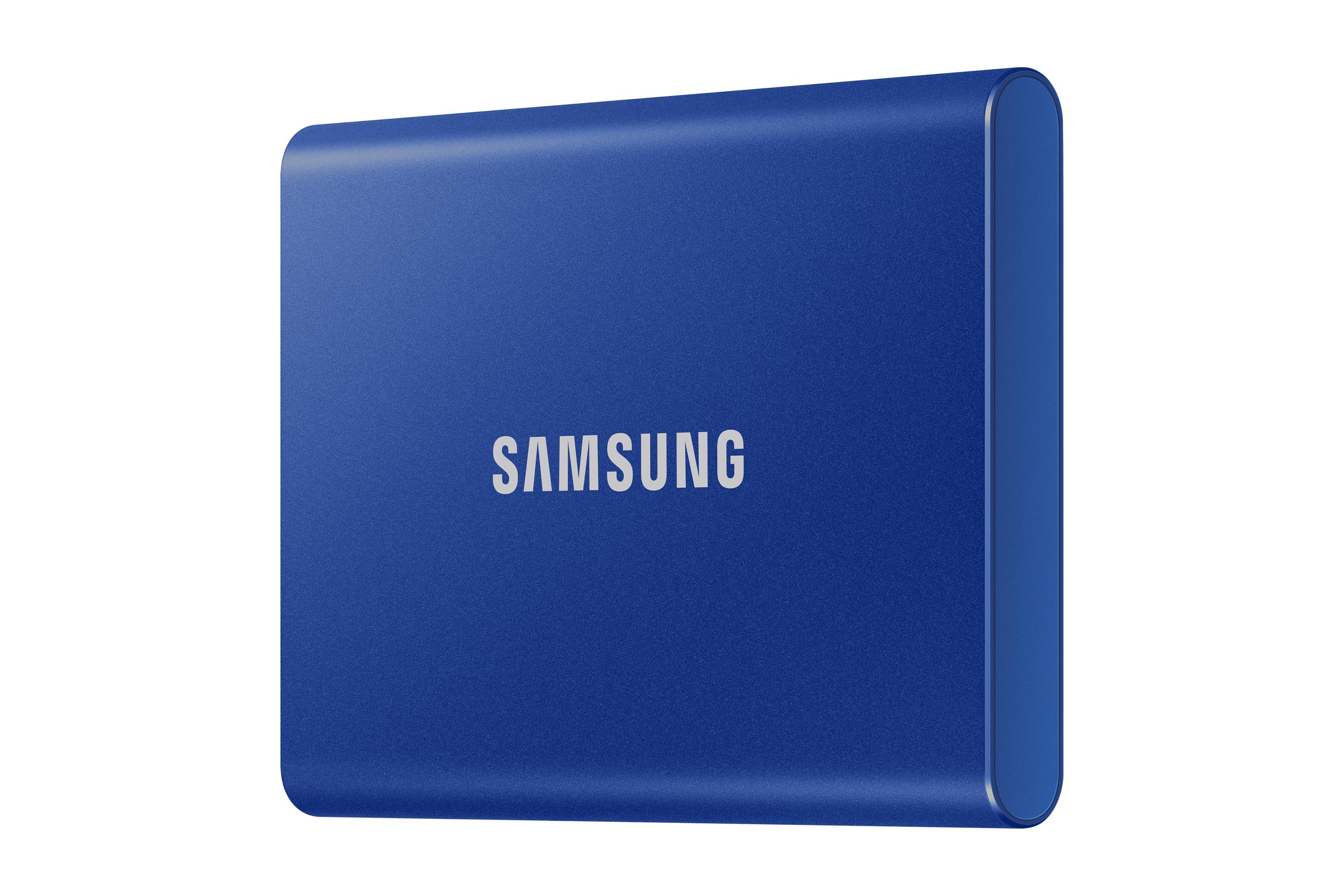 Išorinis kietasis diskas SSD SAMSUNG|T7/1TB/USB 3.2/Rašymo greitis 1000 MBytes/sec/Skaitymo greitis 1050 MBytes/sec/MU-PC1T0H/WW