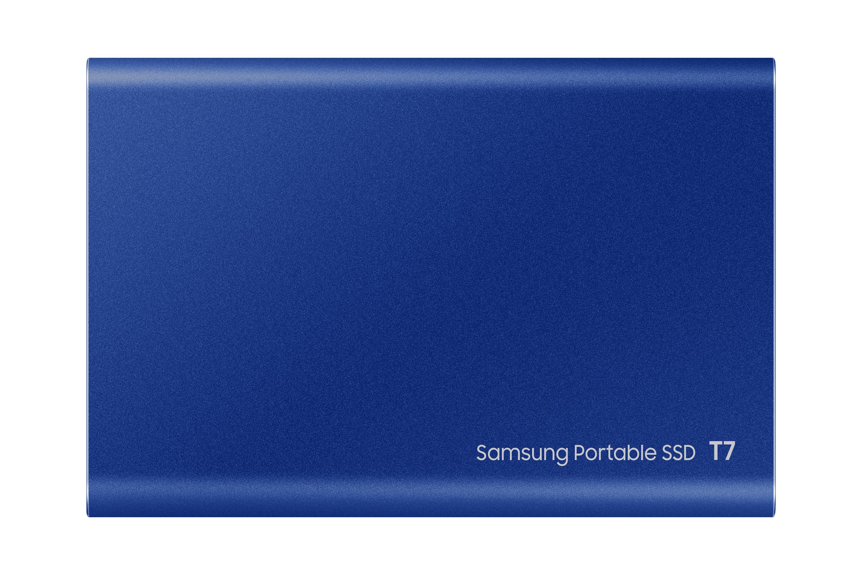 Išorinis kietasis diskas SSD SAMSUNG|T7/1TB/USB 3.2/Rašymo greitis 1000 MBytes/sec/Skaitymo greitis 1050 MBytes/sec/MU-PC1T0H/WW