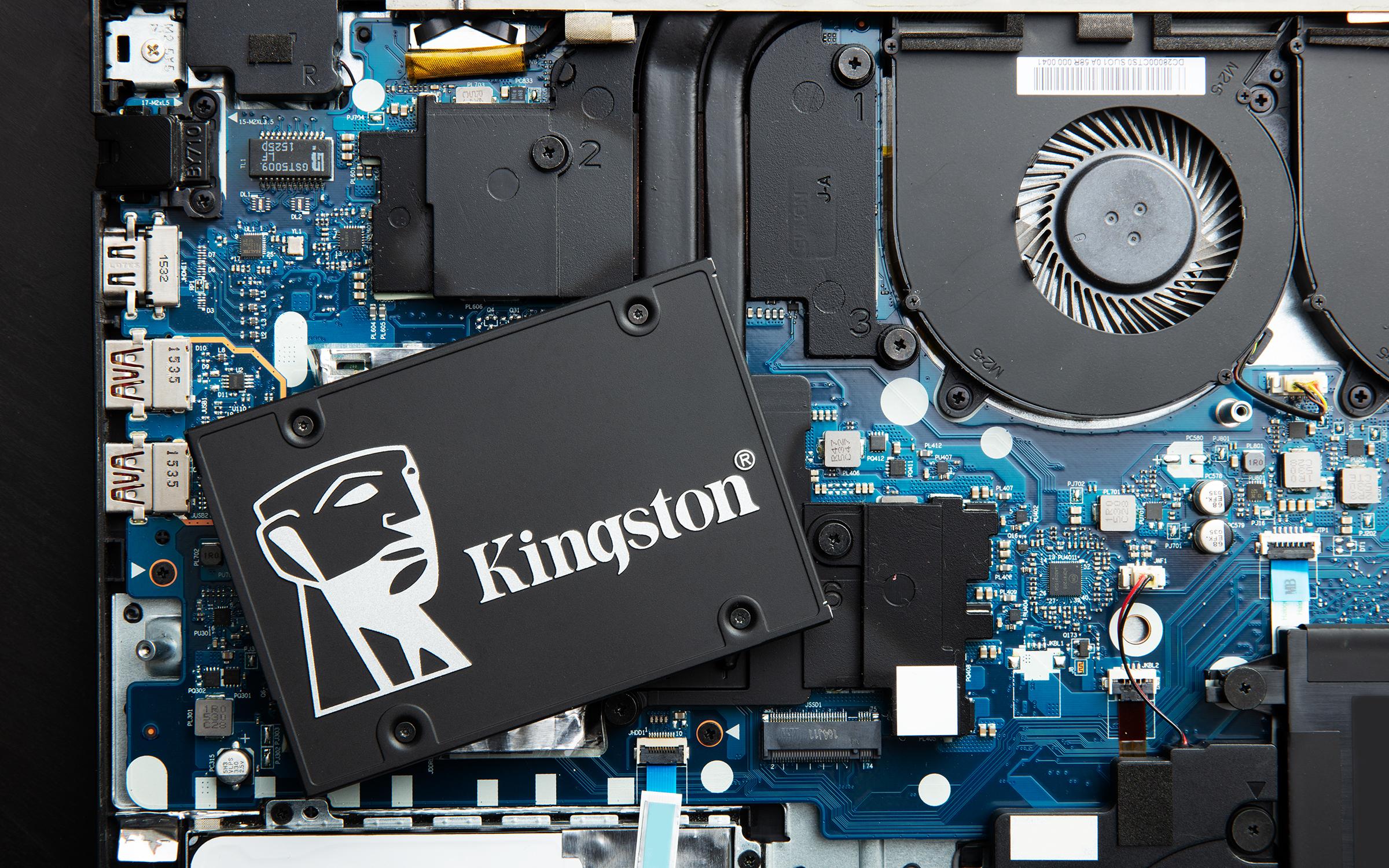 „Kingston Technology KC600 2,5" 2048 GB „Serial ATA III“ 3D TLC“