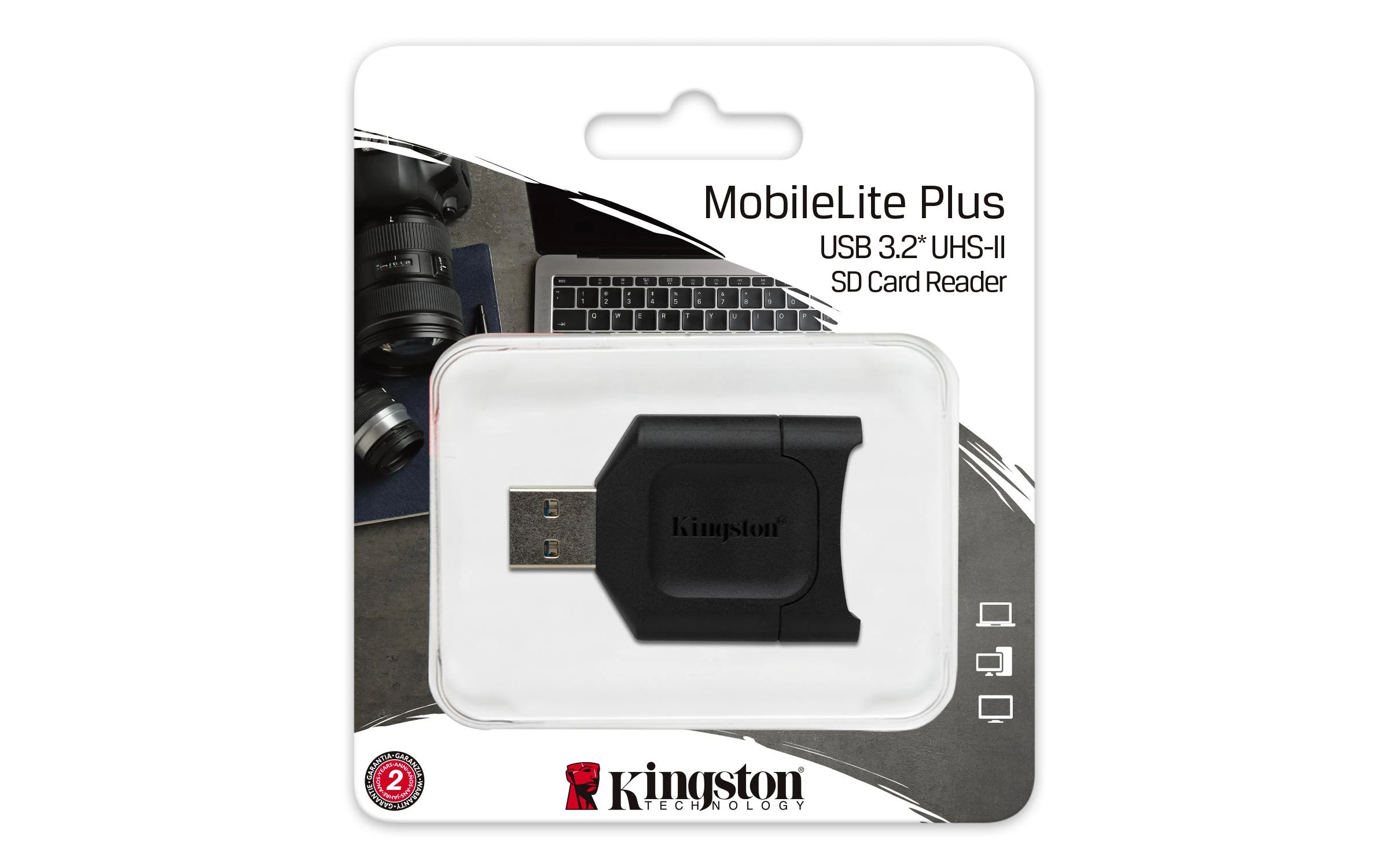 Kingston MobileLite Plus skaitytuvas originalioje pakuotėje