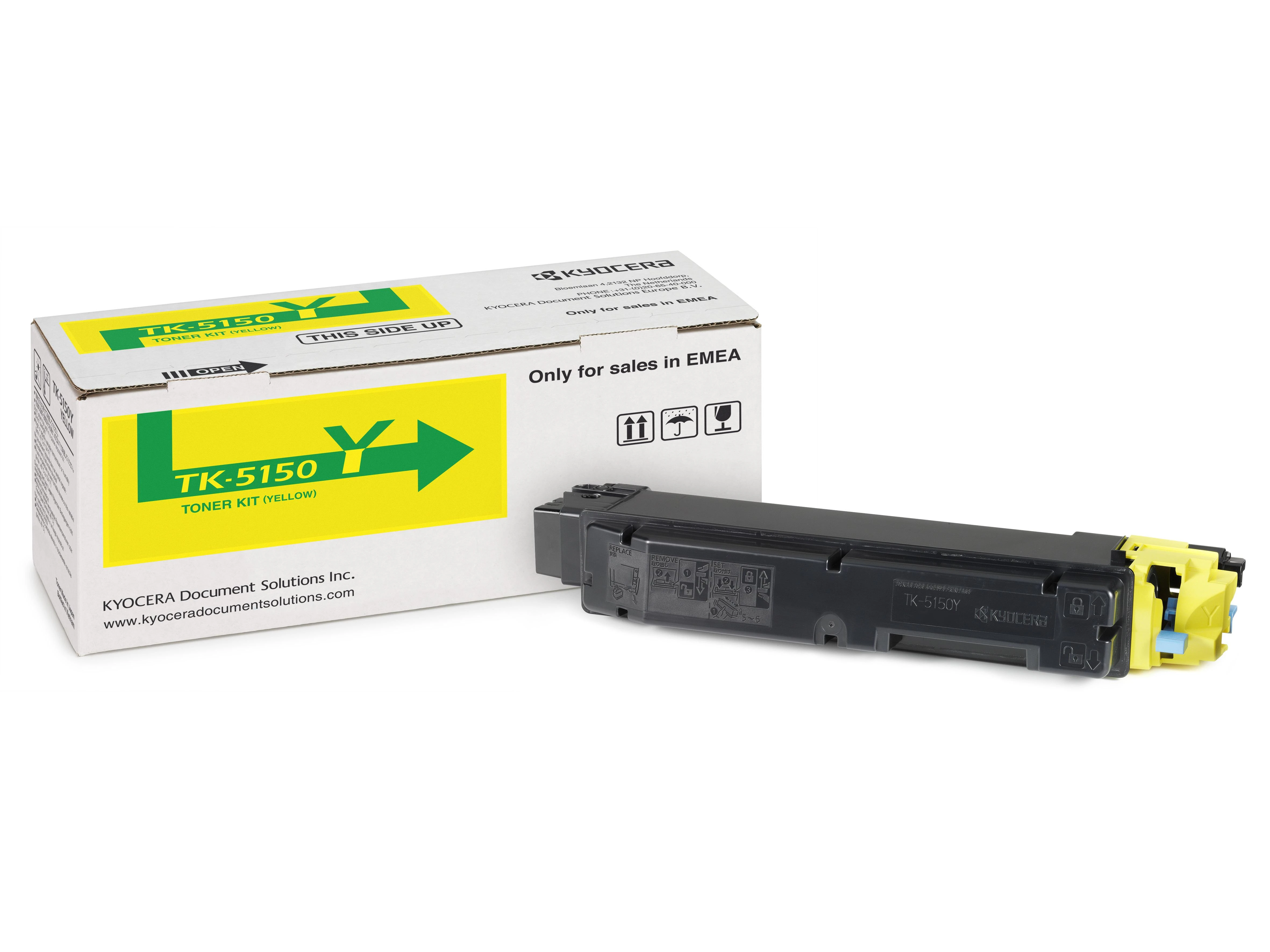 Kasetė Kyocera TK5150Y, geltona