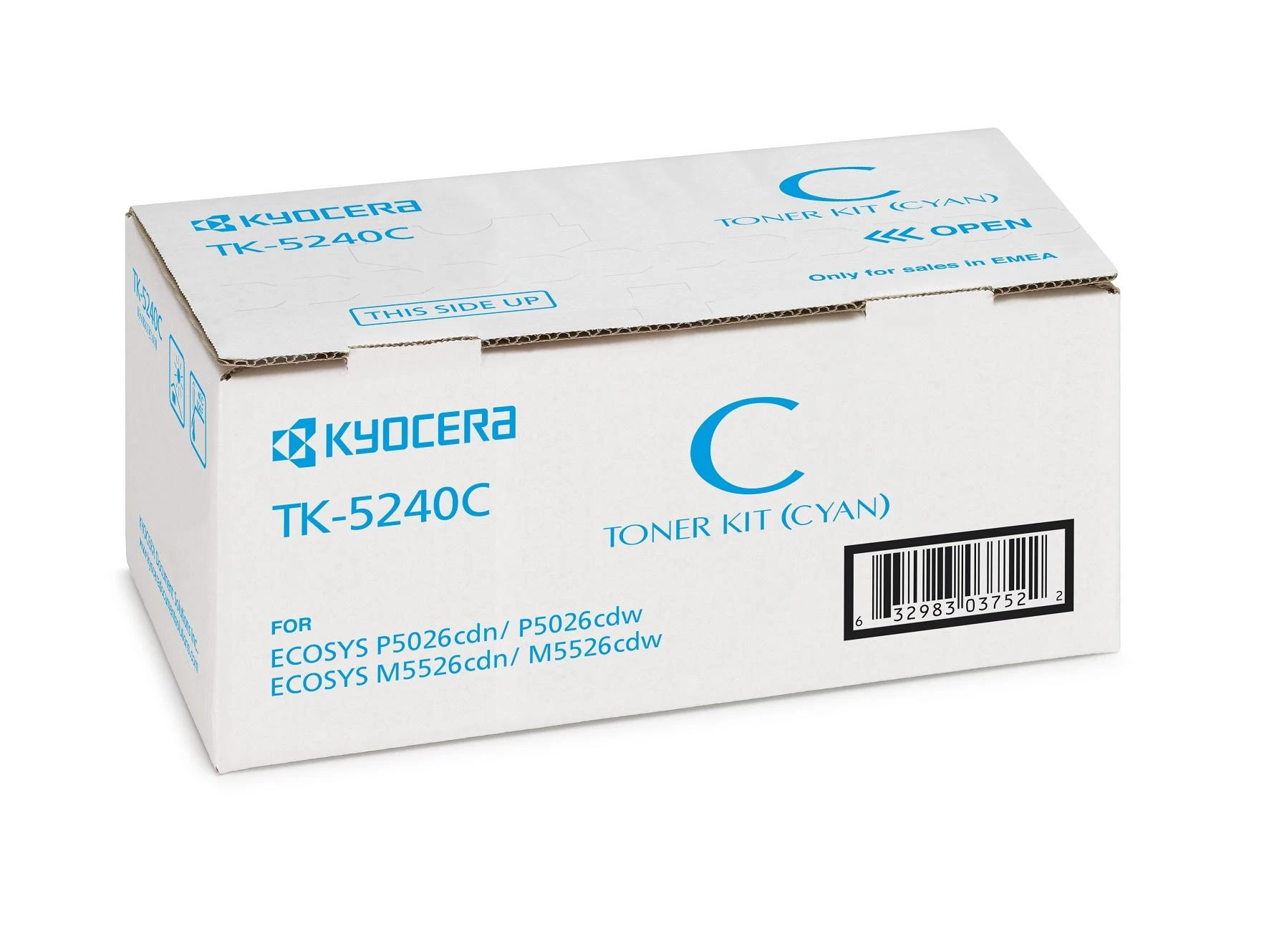 Kasetė Kyocera TK5240C, žalsvai mėlyna