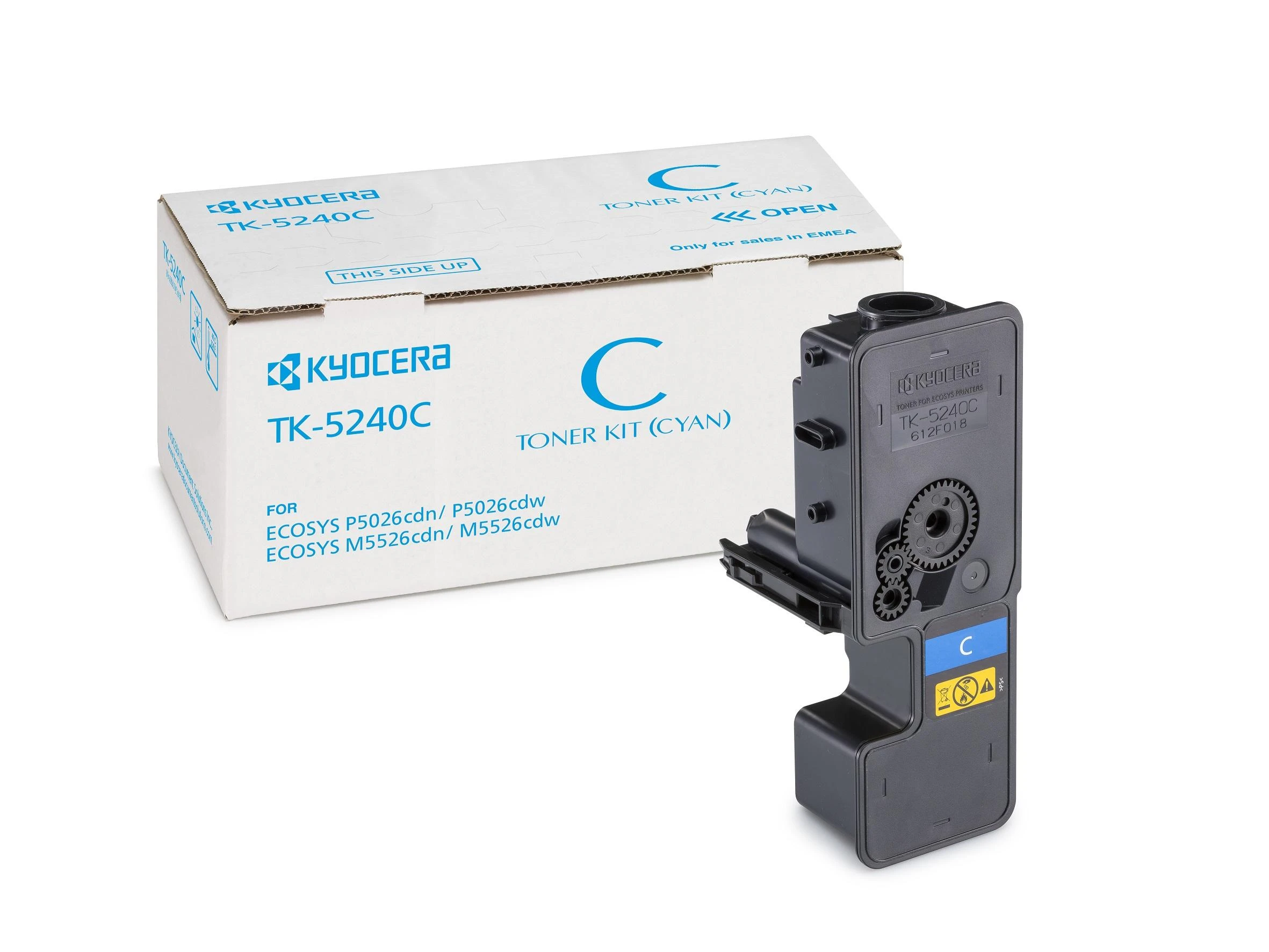 Kasetė Kyocera TK5240C, žalsvai mėlyna