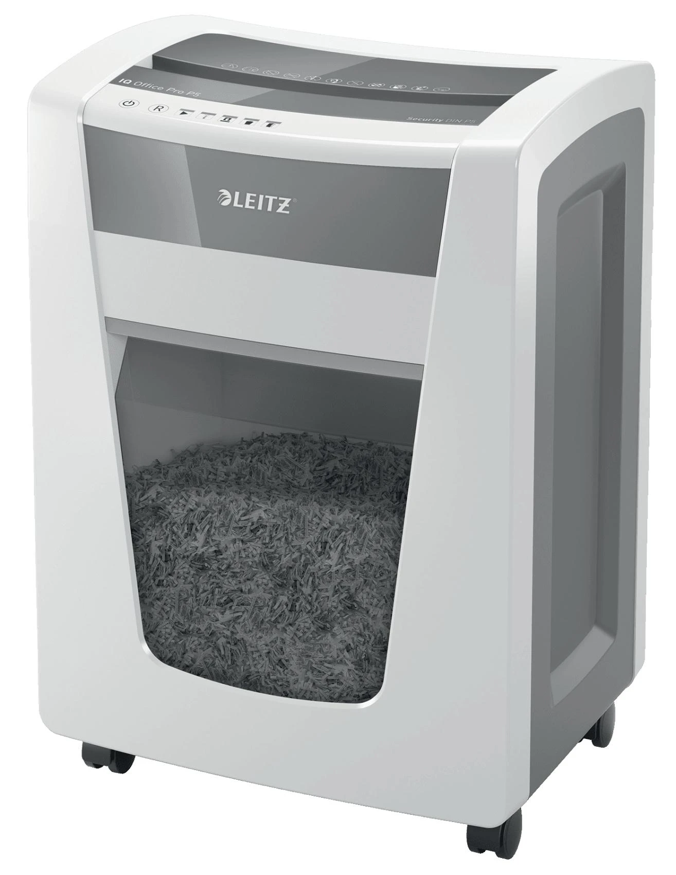 Dokumentų naikiklis LEITZ IQ Office Pro, P5, 30L, 15 lapų/80gsm