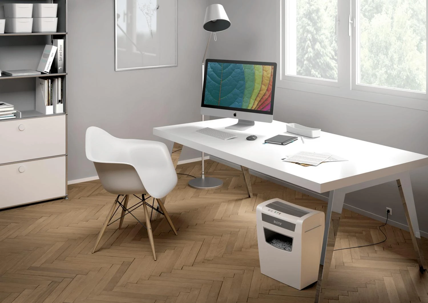 Rexel Dokumentų naikiklis LEITZ IQ Home Office, P4, 23L, 4x28mm, 10 lapų
